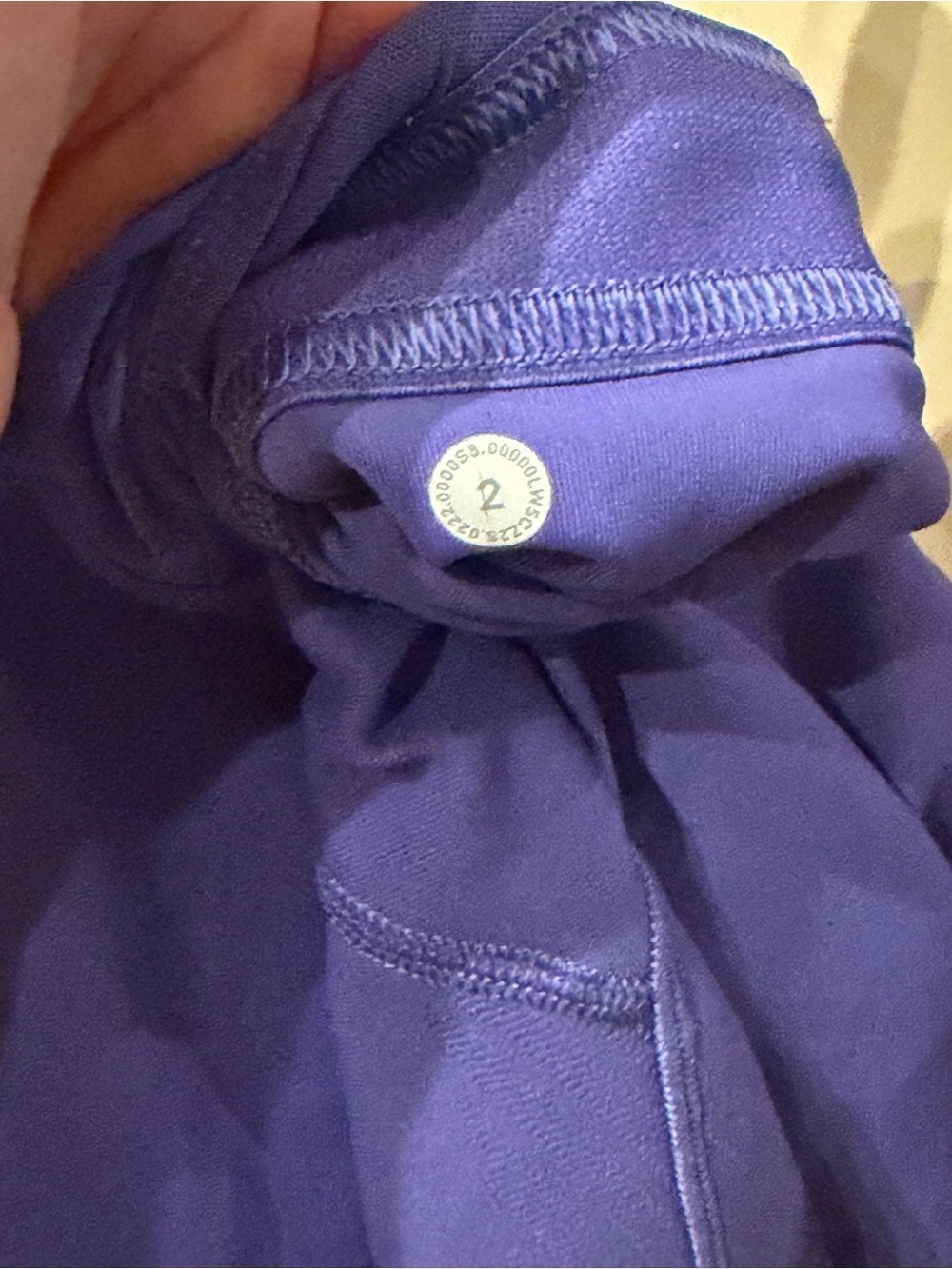 Lululemon SenseKnit High Rise Running Tight 28 Inch Charged Indigo Purple Size 2 - Picture 8 of 8